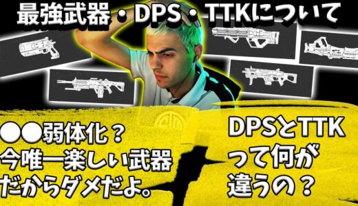 現在の最強武器・DPS・TTKについて徹底口論するハル達【APEX】